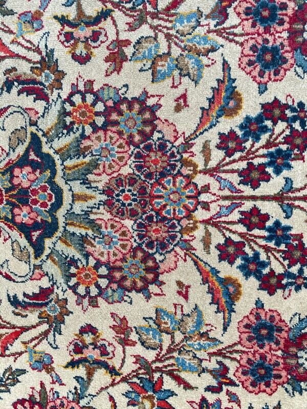 Ancient Persian rug Kashan 128x212 cm