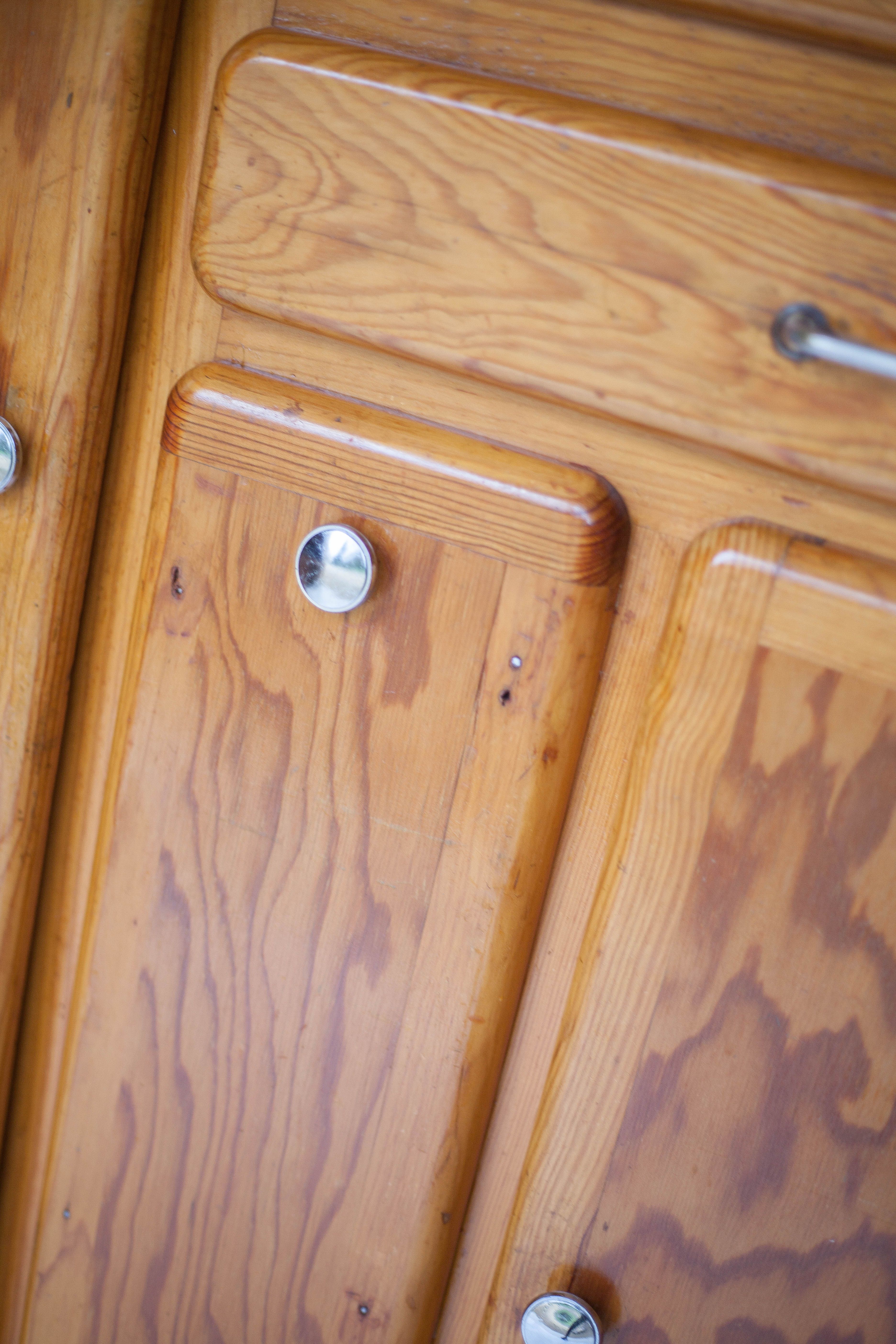 Vintage wood storage cabinet, mado furniture 50