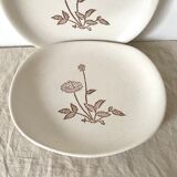 Plats en grès vintage