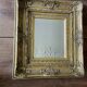 Gilded resin mirror Louis XV H47 X L42 style
