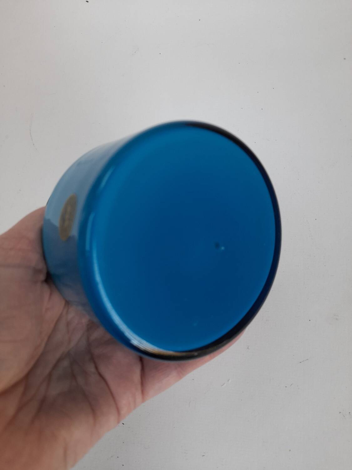 Small opaline vase from the Carnaby series by Per Lutken for Holmegaard.