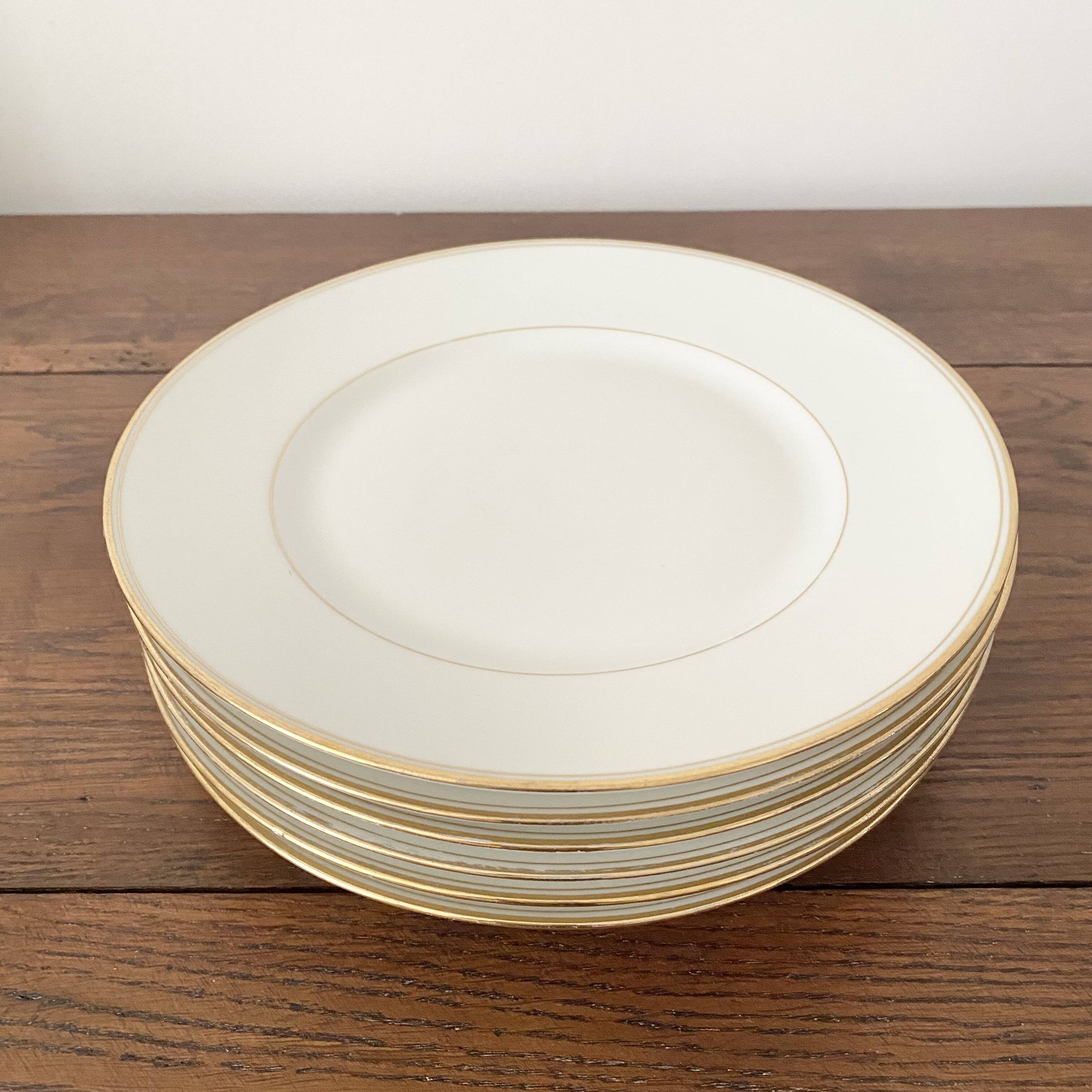 Limoges porcelain flat plate