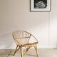 Fauteuil en rotin vintage