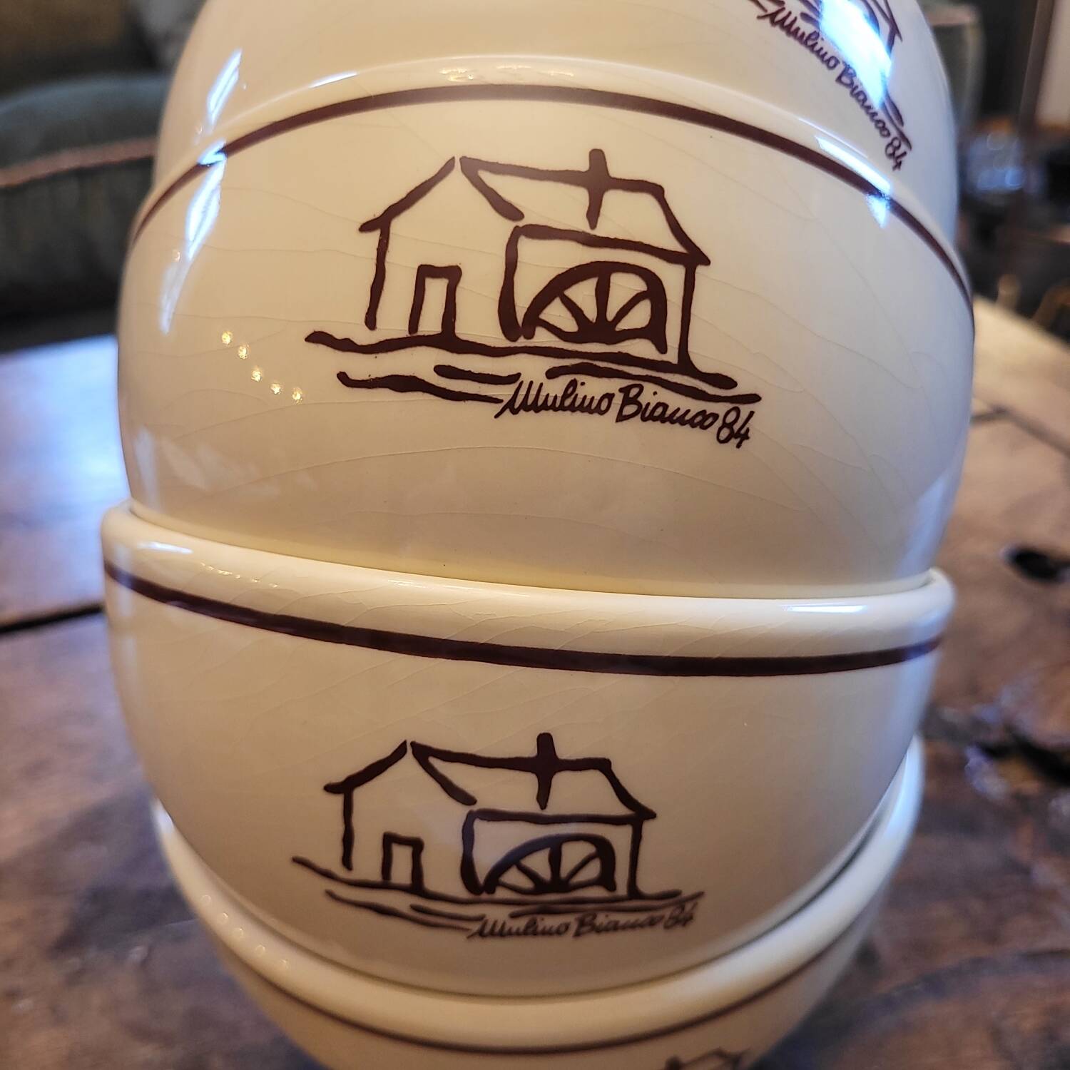 4 Mulino Bianco bowls 1984 – vintage Italian ceramics