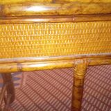Bureau en rotin et bambou