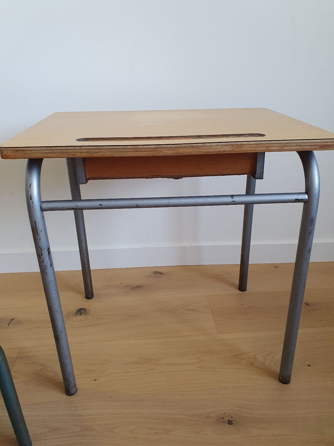 Vintage school desk and chair