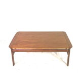 Vintage teak coffee table made in the 1960s