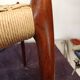 Chaises no78 palissandre/ corde Niels Otto Moller