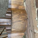 Hanging display case baroque style walnut circa 1950