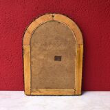 Vintage wicker mirror 34x47cm