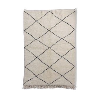 Berber carpet with diamonds classic 150x230