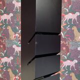 Black steel designer floor lamp 195 CM.