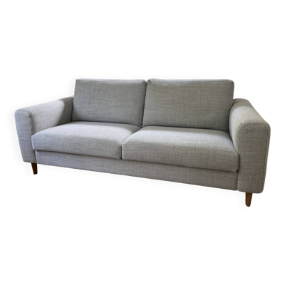 Canapé 3 places + pouf