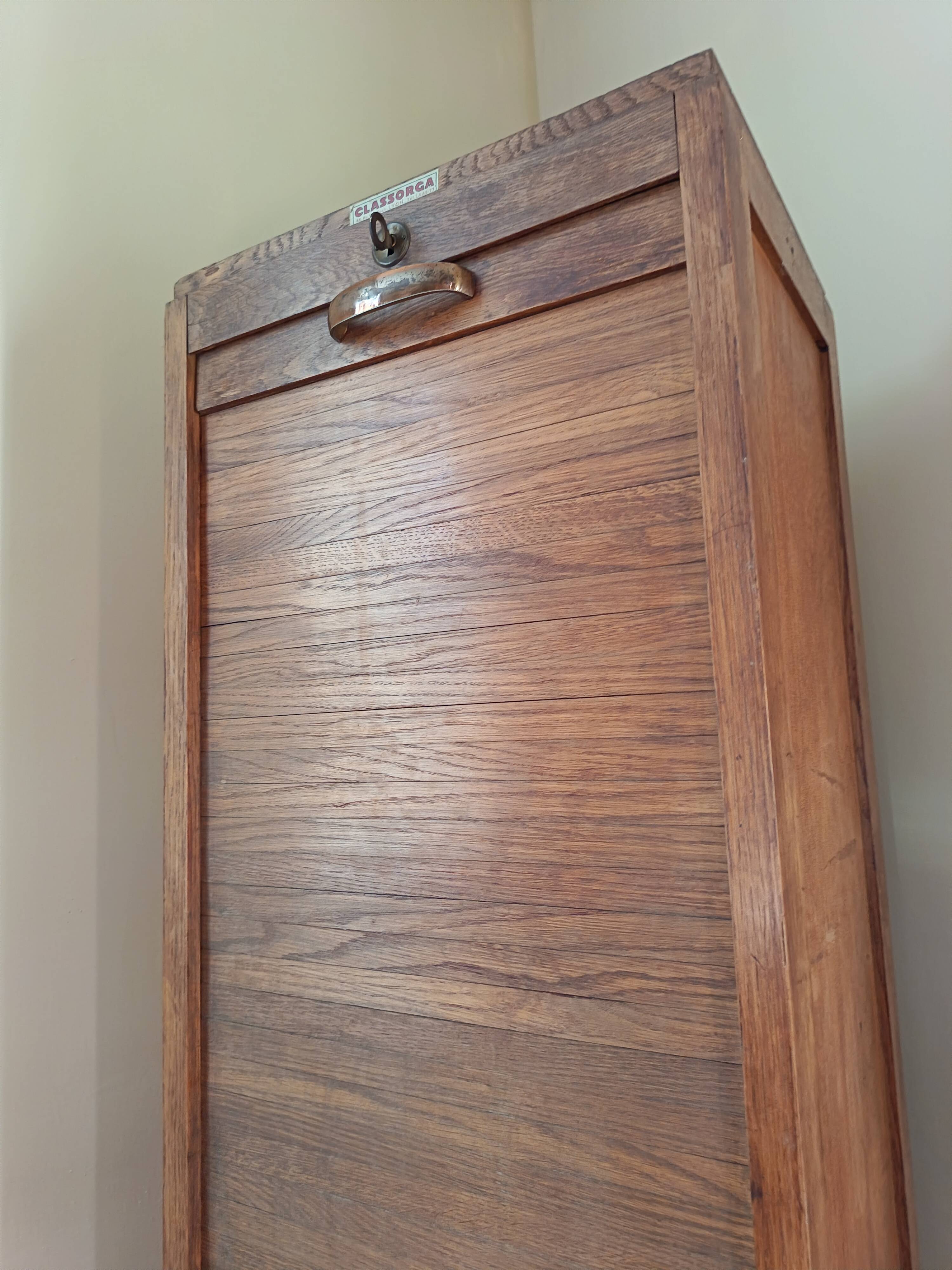 Large curtain cabinet "Classorga" early 20th century