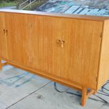 Danish highboard in oak by Kurt Ostervig for KP Möbler