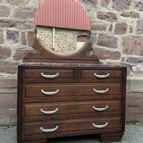 Mid-century vintage 1950s Parisian Art Deco Dressing Table