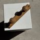 Small coat hook with two round button hooks in pine H5