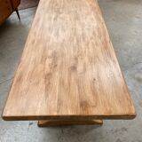 Farmhouse table and its 2 benches