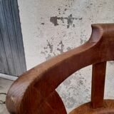 Louis Philippe oak desk chair 1900