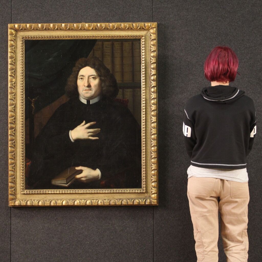 Portrait signed gerrit van gimning and dated 1715