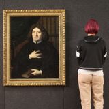 Portrait signed gerrit van gimning and dated 1715