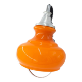 Space Age Opaline Glass Pendant Light