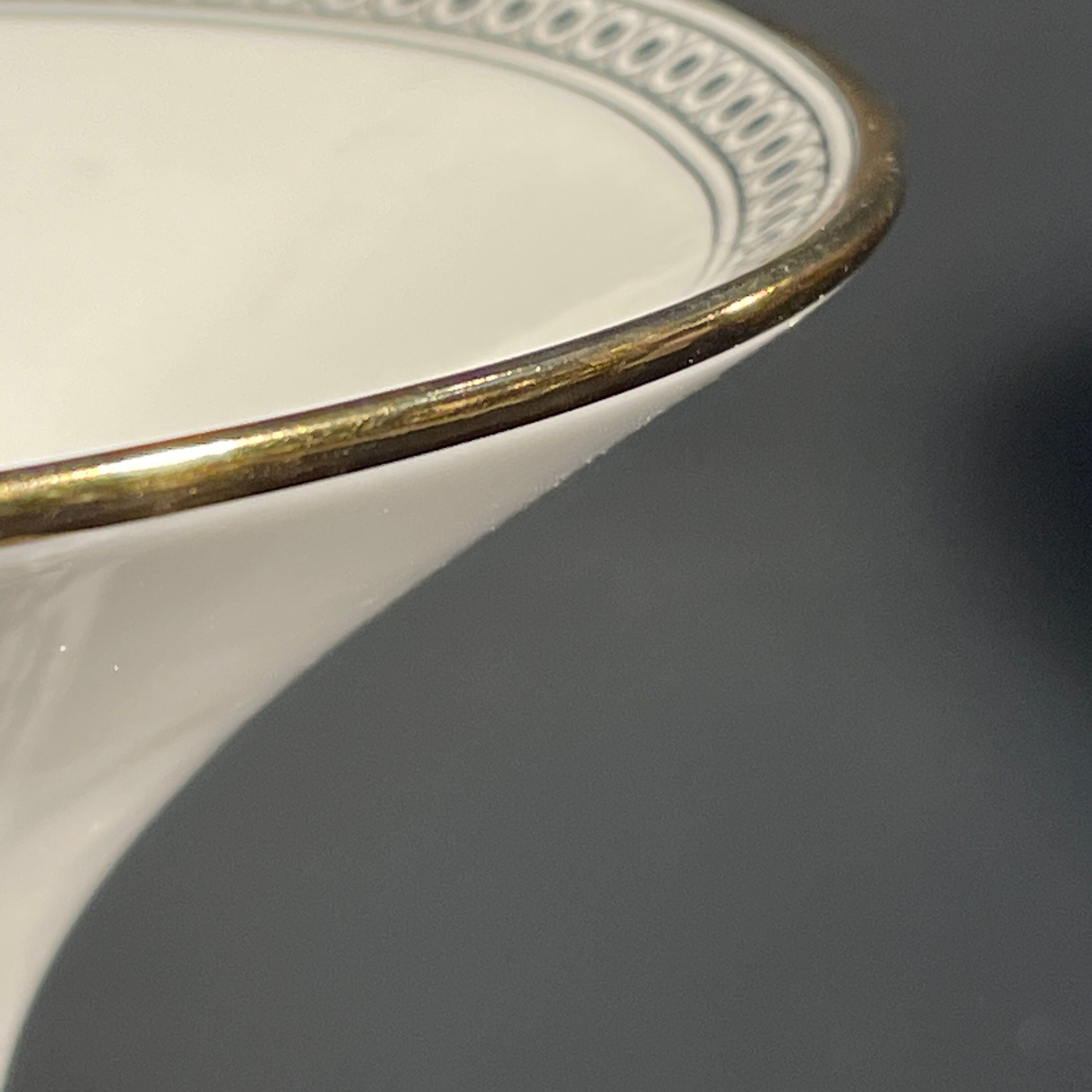 Vase by endre szasz for hollohaza hungary, golden porcelain, 1970s