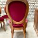 4 chaises médaillon