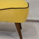 Vintage cocktail armchair from the 50's restored Kenzo fabric Lelievre Edition