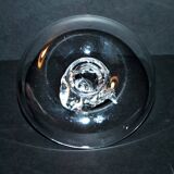 Lalique ring cup with birds in sparrow crystal unsigned