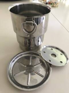 Stainless ice bucket