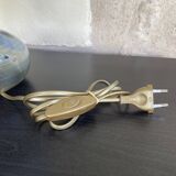 Vintage glazed stoneware lamp