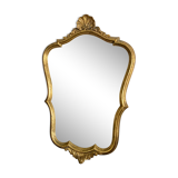 Old rocaille gilded mirror