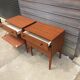 Pair of nightstands vintage of the 1950s