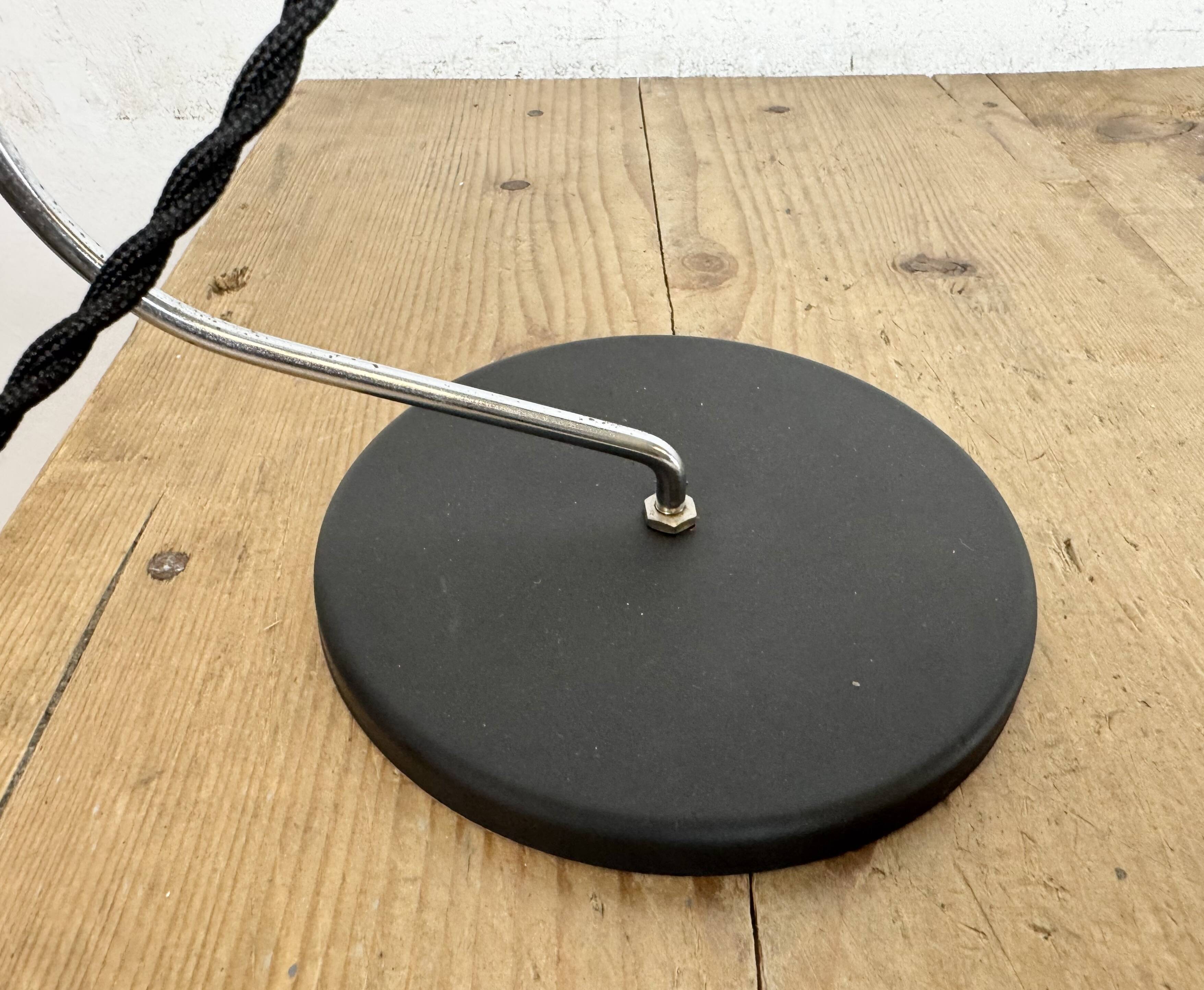 Vintage Black Bakelite Table Lamp , 1970s