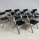 P08 folding chairs by Justus Kolberg for Tecno 1991
