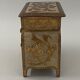 Miniature chest of drawers gilded wooden poupee furniture jewelry mid xxe italian