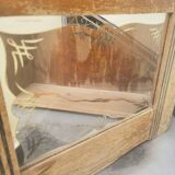 Armoire vitrine murale année 1960
