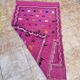 Handmade wool Berber rug: Moroccan Kilim Boho floor rug