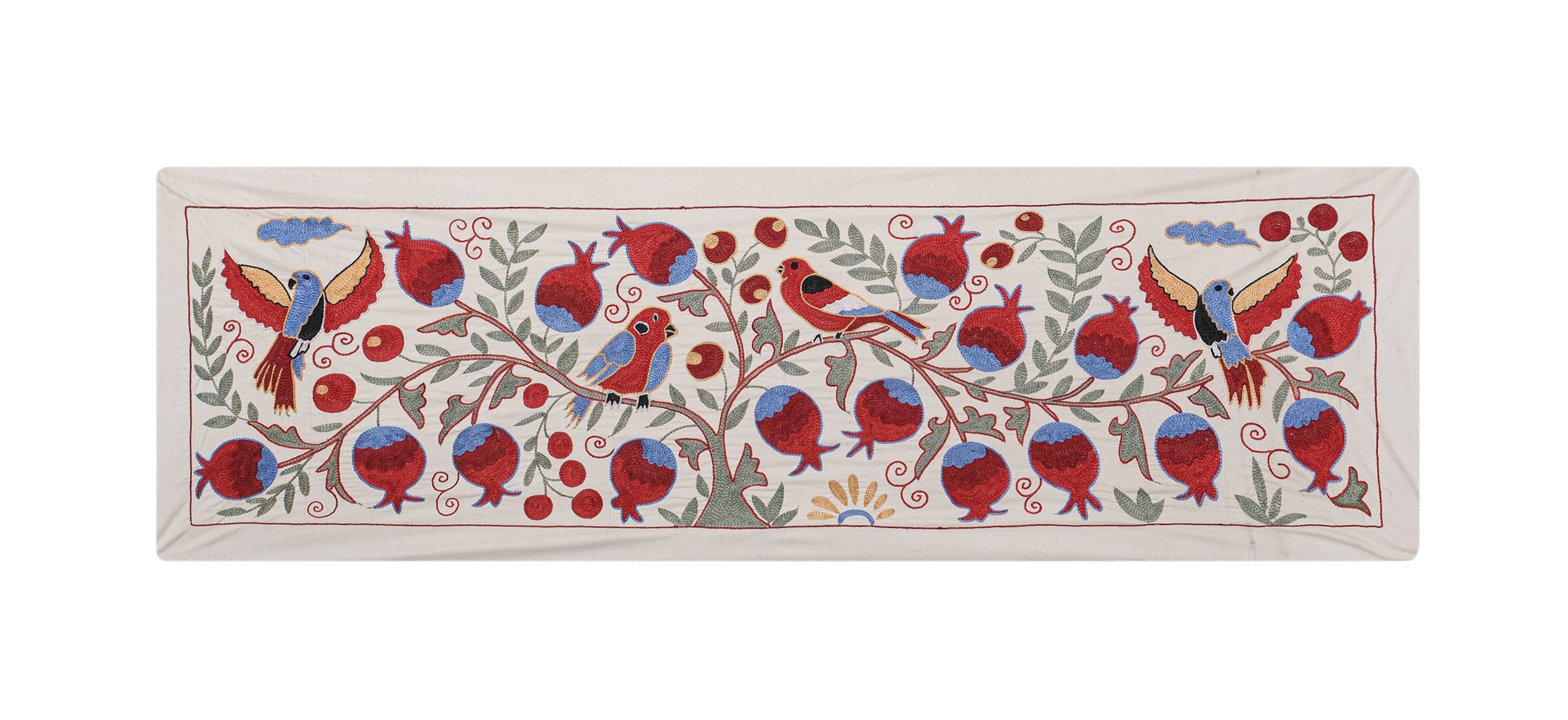 Hand knotted rug, vintage Turkish rug 50x144 cm
