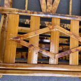 Vintage bamboo tiger wall shelf from the 70s.