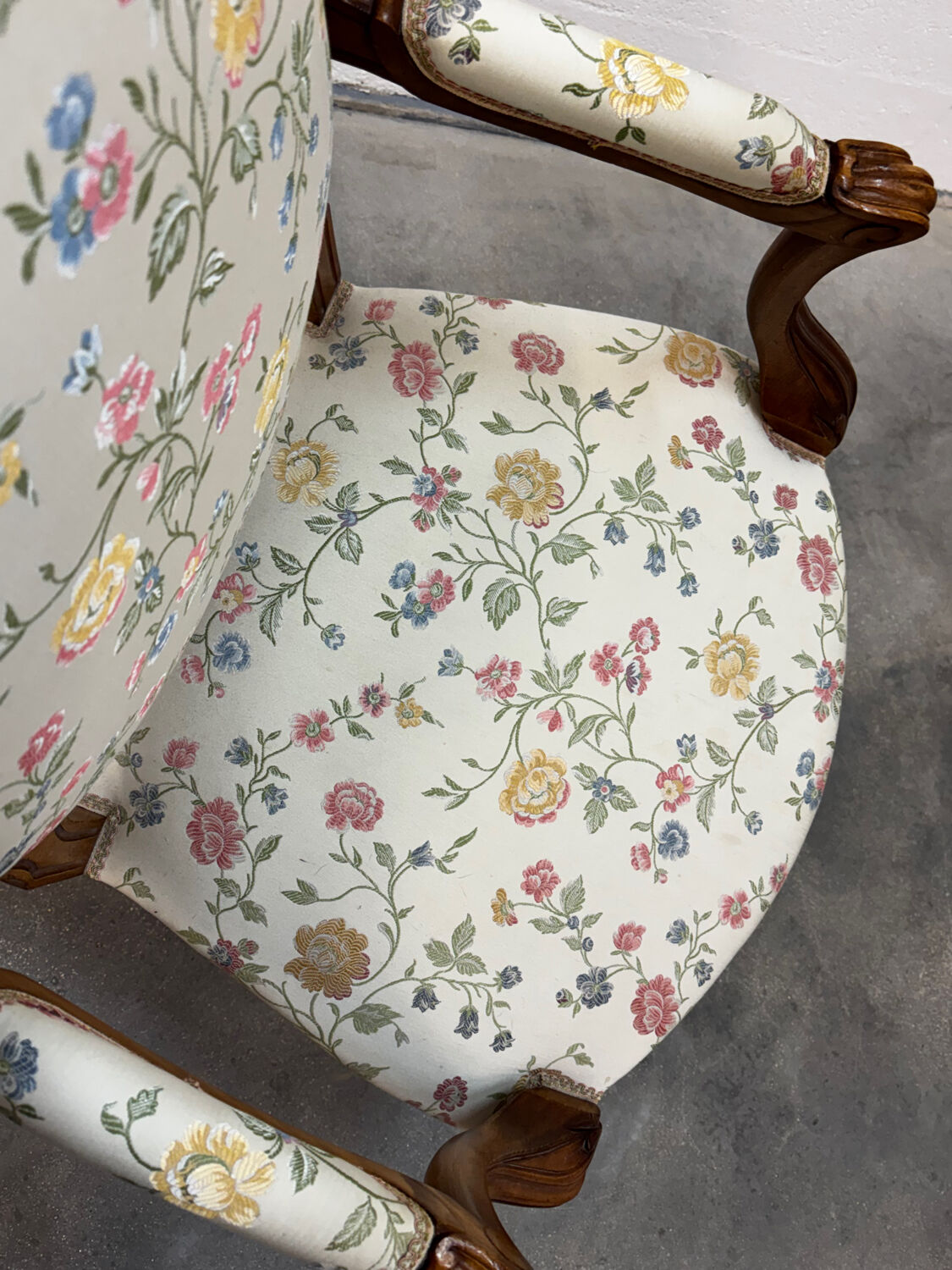 Pair of Louis XVI medallion armchairs