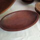 Salad and 10 exotic wooden ramekins, Africa of the 1970