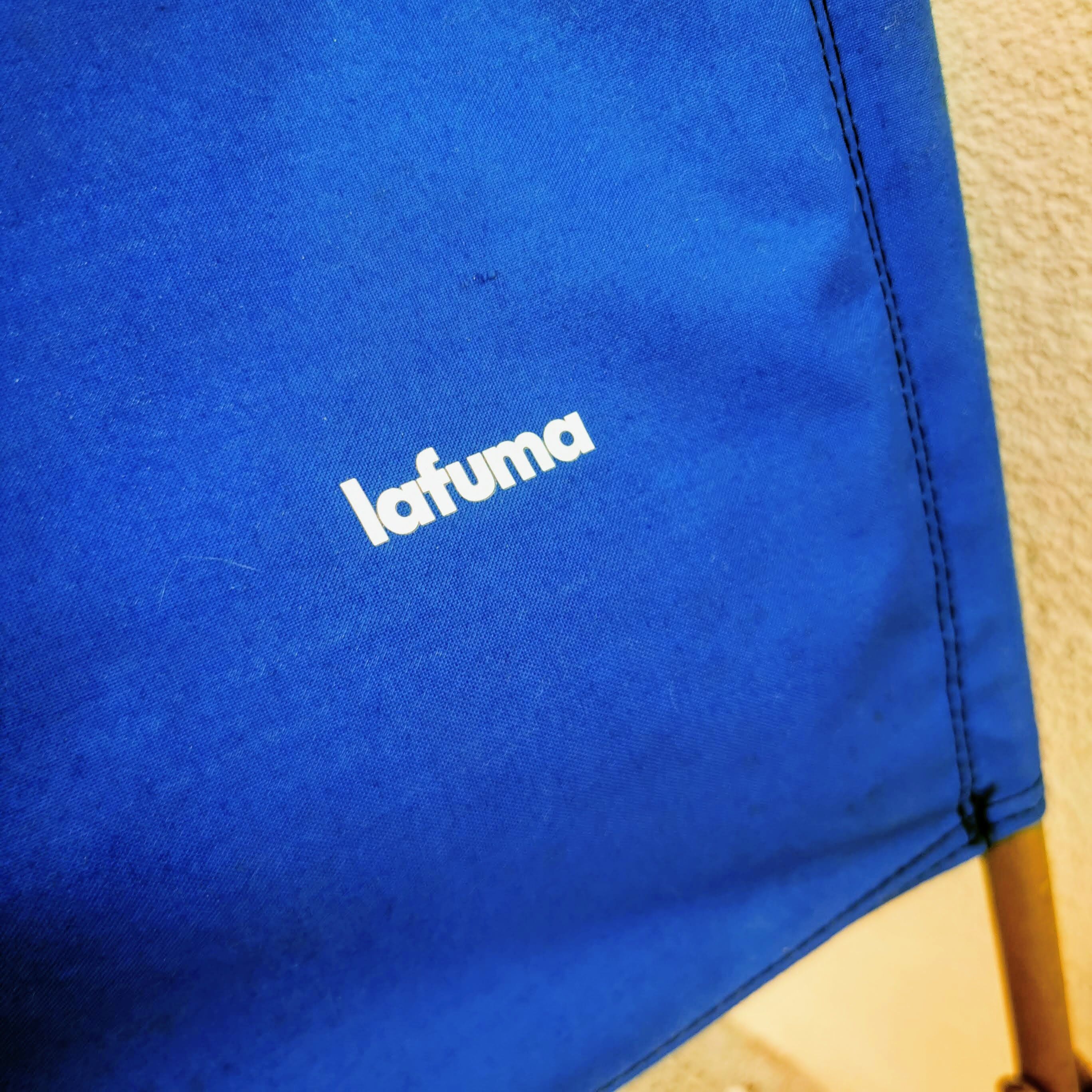 Pair of lafuma beach folding chairs