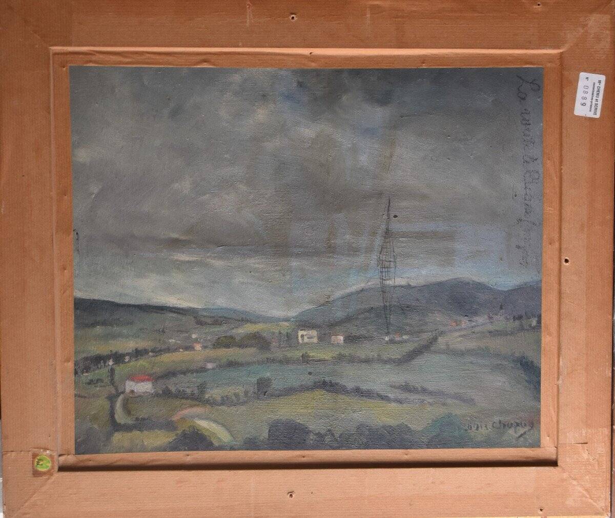 Louis Chapuy, La montée de Champagne à Lyon (vers 1935)