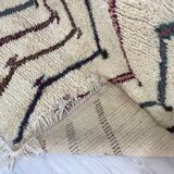 Handmade Moroccan Berber carpet 244 x 153 CM