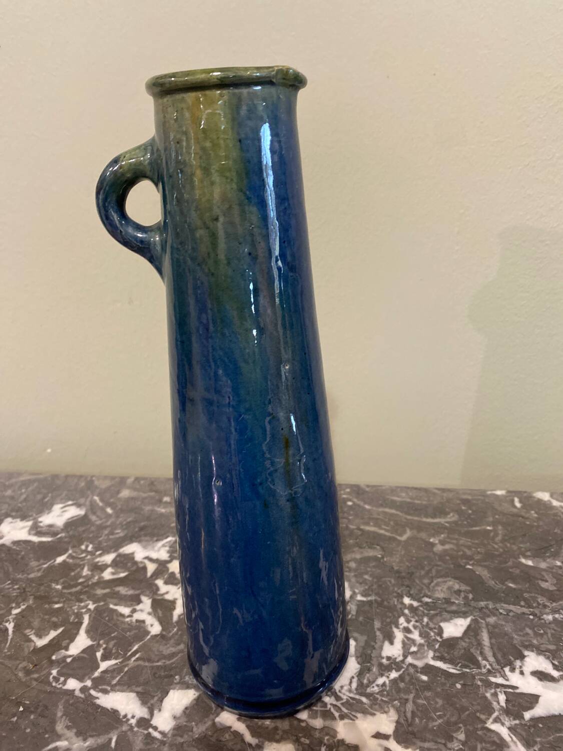 Glazed stoneware vase