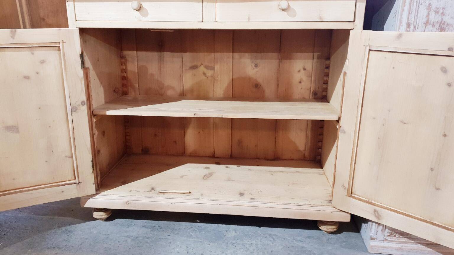 Old sideboard in two parts