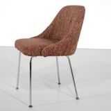 Tweed dining chair by Le Mobilier International, 1960s