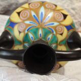 Glazed ceramic vase from the Gouda pottery, circa 1930